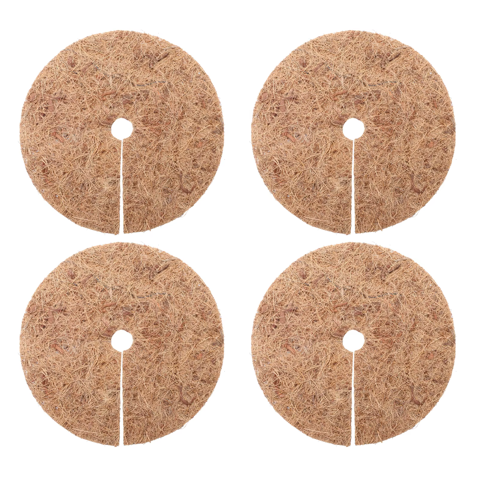 Tapis de Protection des plantes en Fiber de noix de coco, 45Cm d'épaisseur, 4 pièces, pour Pot, disq