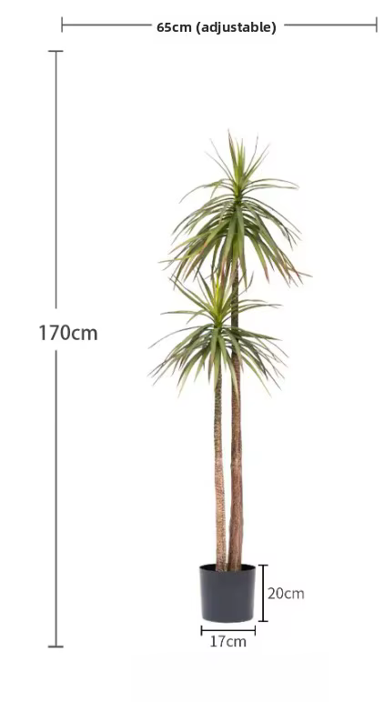 Plante artificielle Arbre du sang de dragon, pour salon intérieur, grande plante verte bonsai pour a