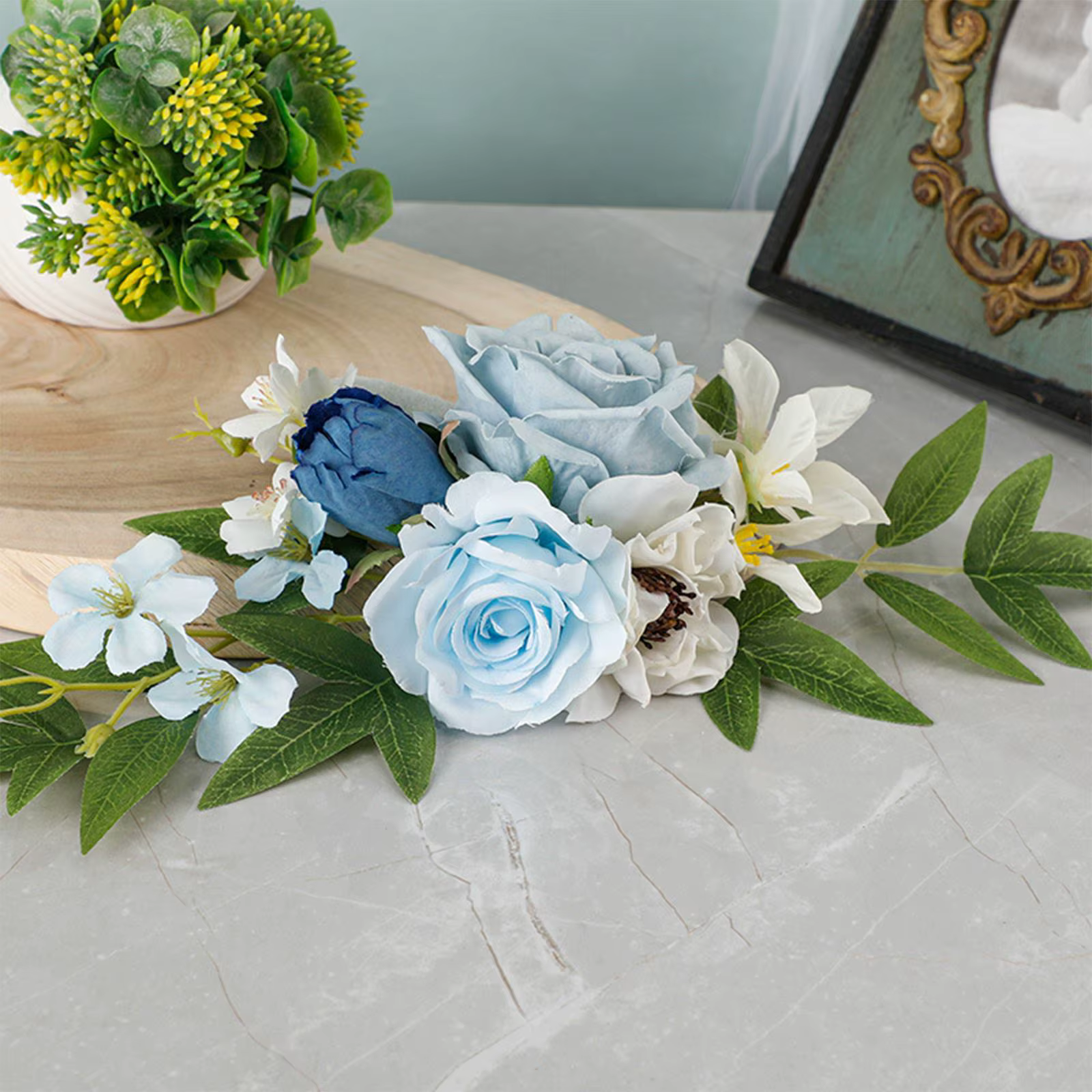Église PEW fleurs cérémonie de mariage allée lumière élégante chaise de luxe décor pour les célébrat