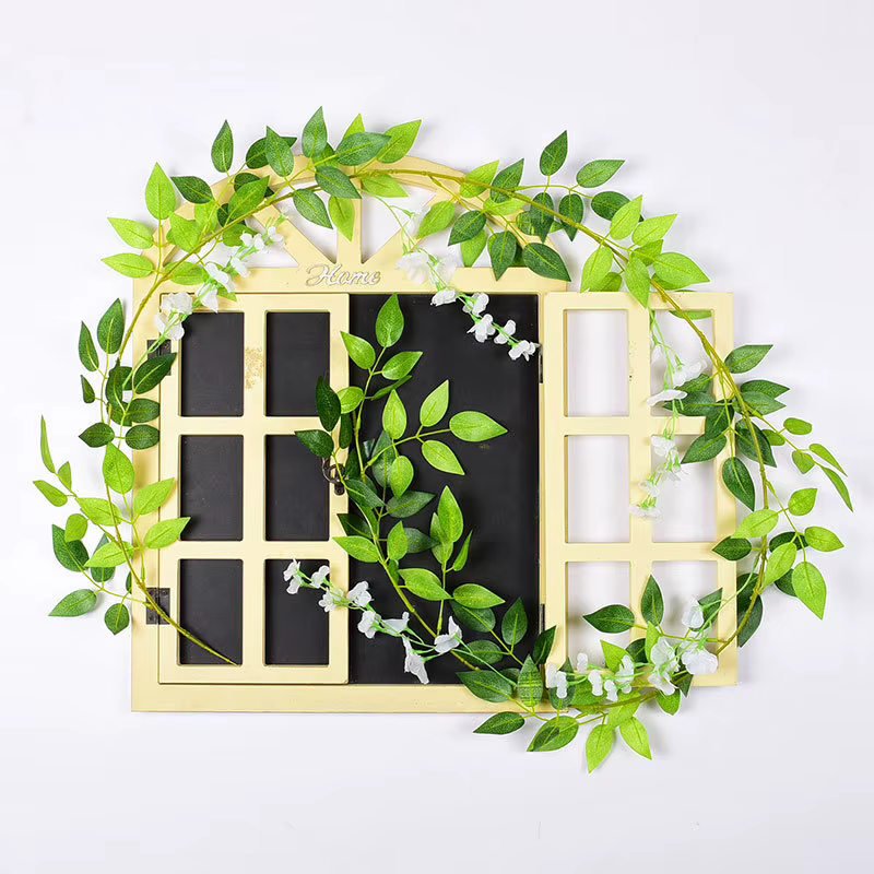 Guirlande de plantes artificielles de type lierre pour la décoration de la maison, de la table, du j