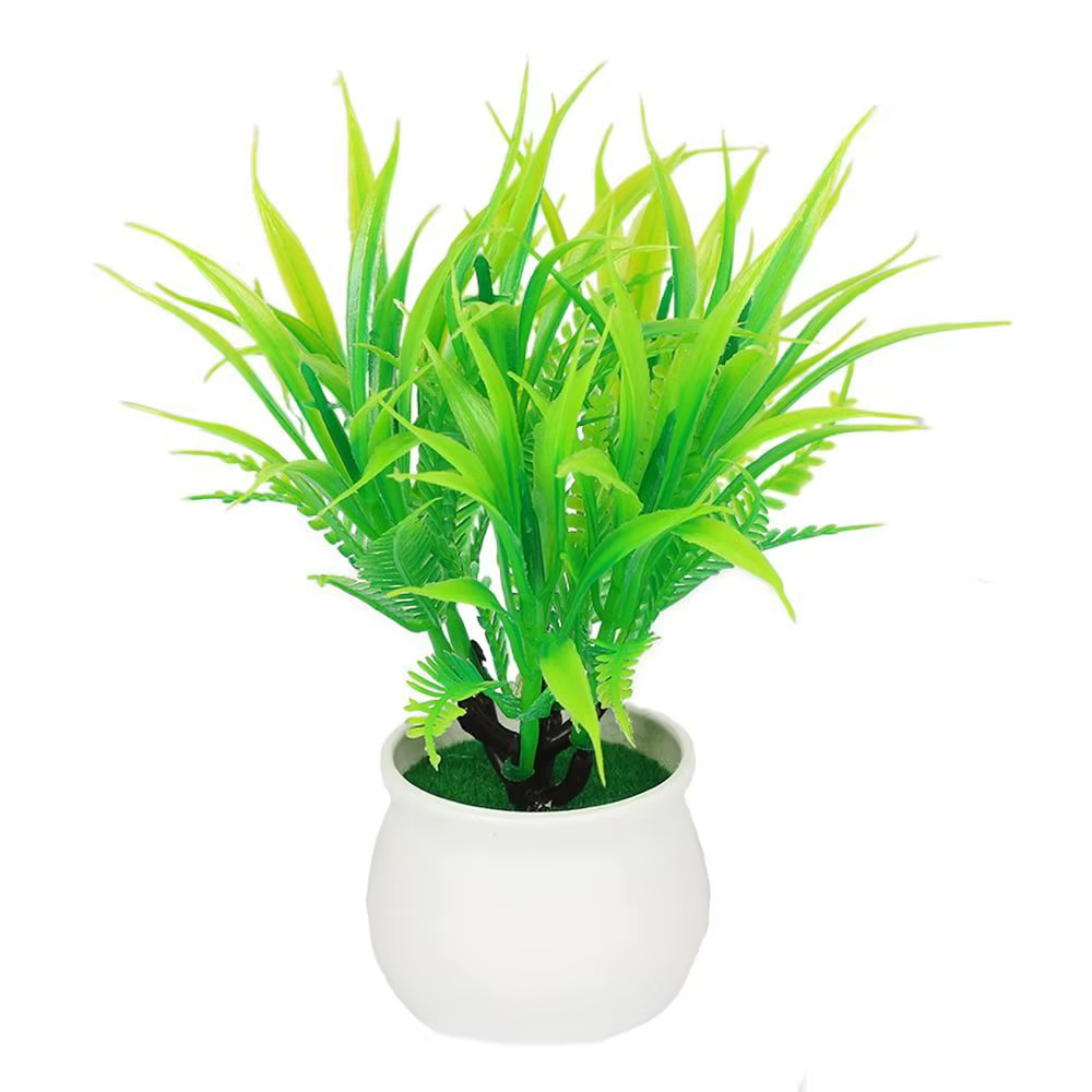 Plantes artificielles vertes bonsaï, décoration de maison vive, plantes en Pot réalistes, accessoire