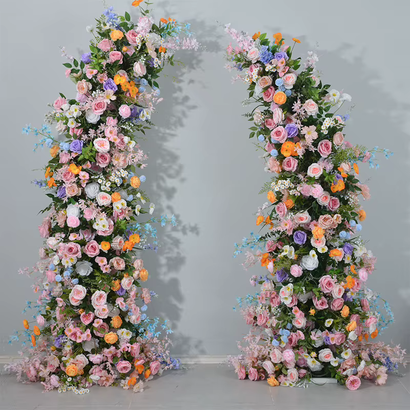 Offre spéciale Monet jardin artificielle Rose réutilisable coin Floral extérieur Festival célébratio