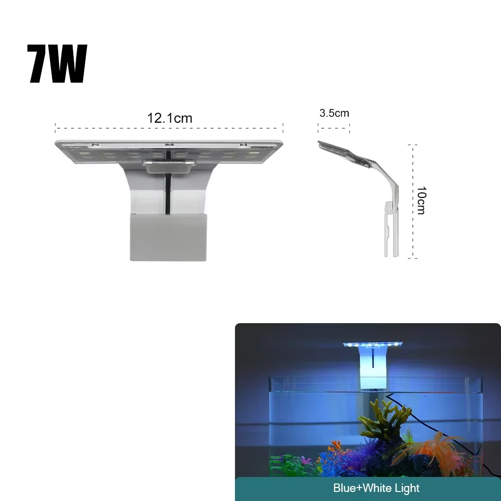 Très Mince Led Aquarium Lampe Éclairage La Croissance Des Plantes Lampe 5W/10W/15W Plantes Aquatique