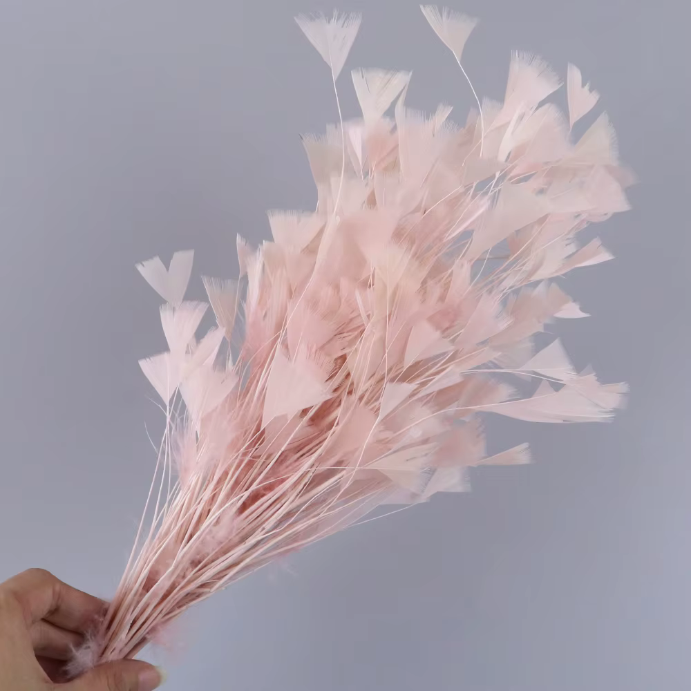 Fleurs de plumes de dinde de haute qualité 25-30CM pour la maison, coiffure de fête de mariage, acce