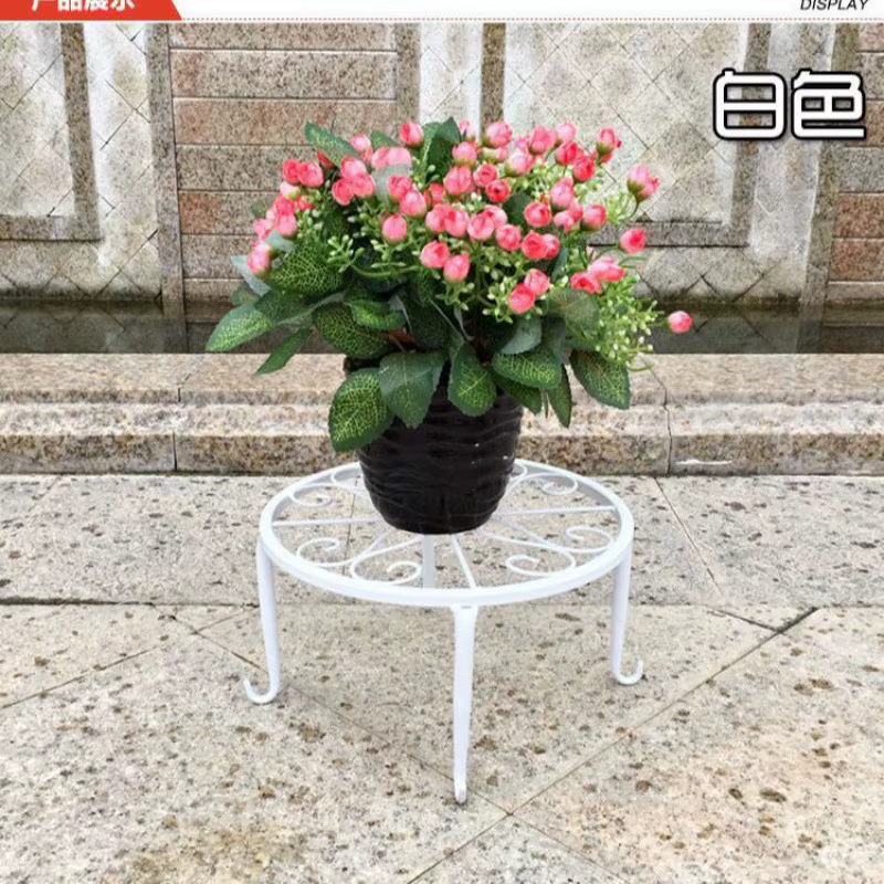 Supports de plantes en fer avec soucoupe pour plantes d'intérieur et d'extérieur, support de jardini