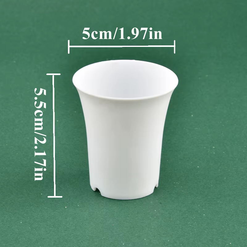 Mini pot de fleurs pour plantes succulentes, épaissi, réutilisable, pot de semis de jardin, pépinièr