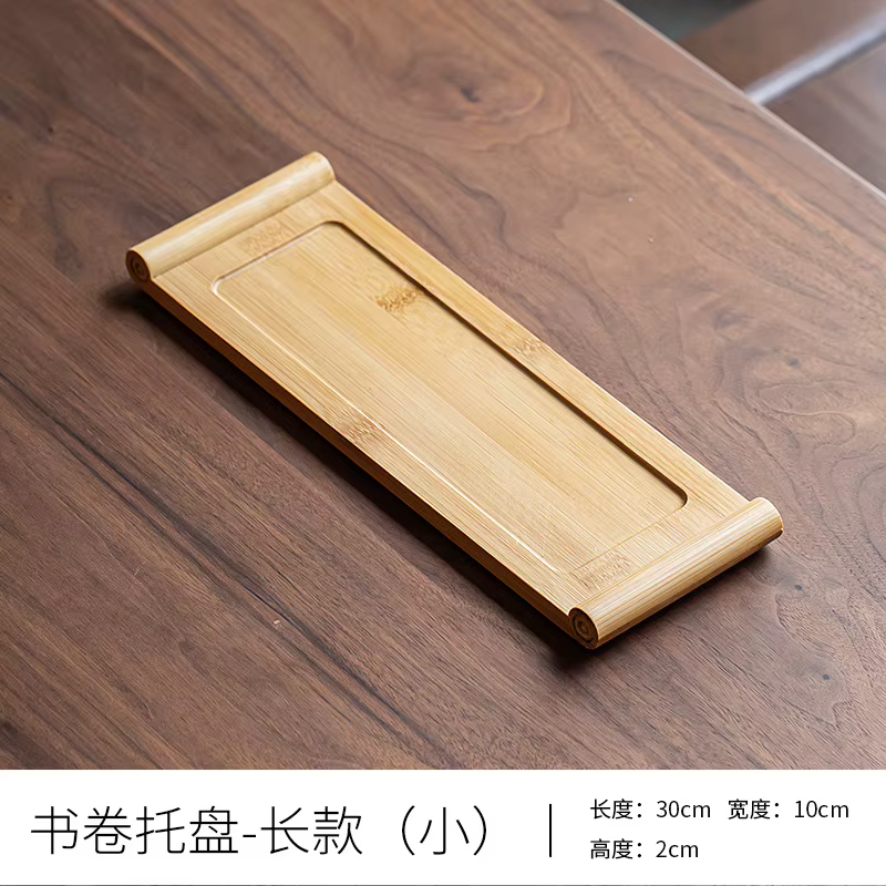 Plateau Rectangulaire Japonais en Bambou, pour le Thé, le Pain, Barbecue, Hôtel, Restaurant, Snack
