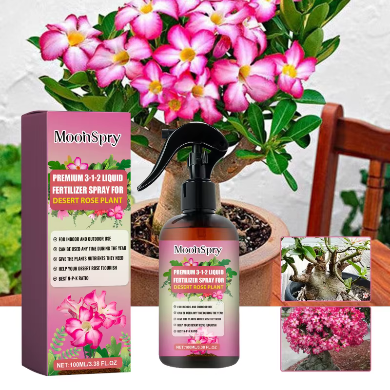 Spray d'engrais Desert Rose – Aide à la croissance des roses du désert, améliore la tolérance et l'a