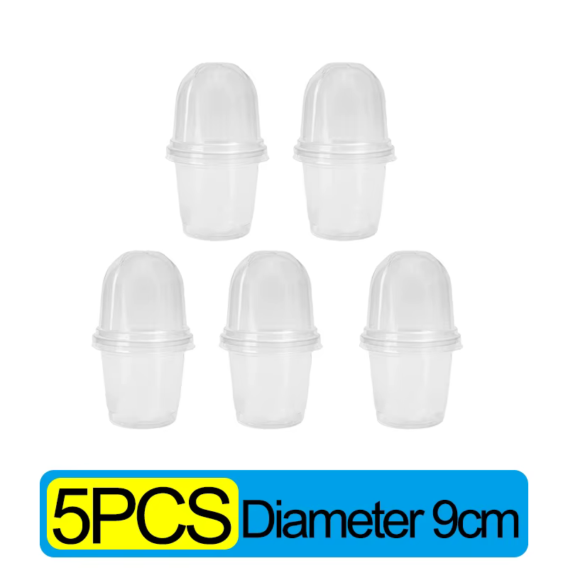 Pots de pépinière en plastique élégants, 10/5x, facile à utiliser, Mini pot de fleurs à l'intérieur 