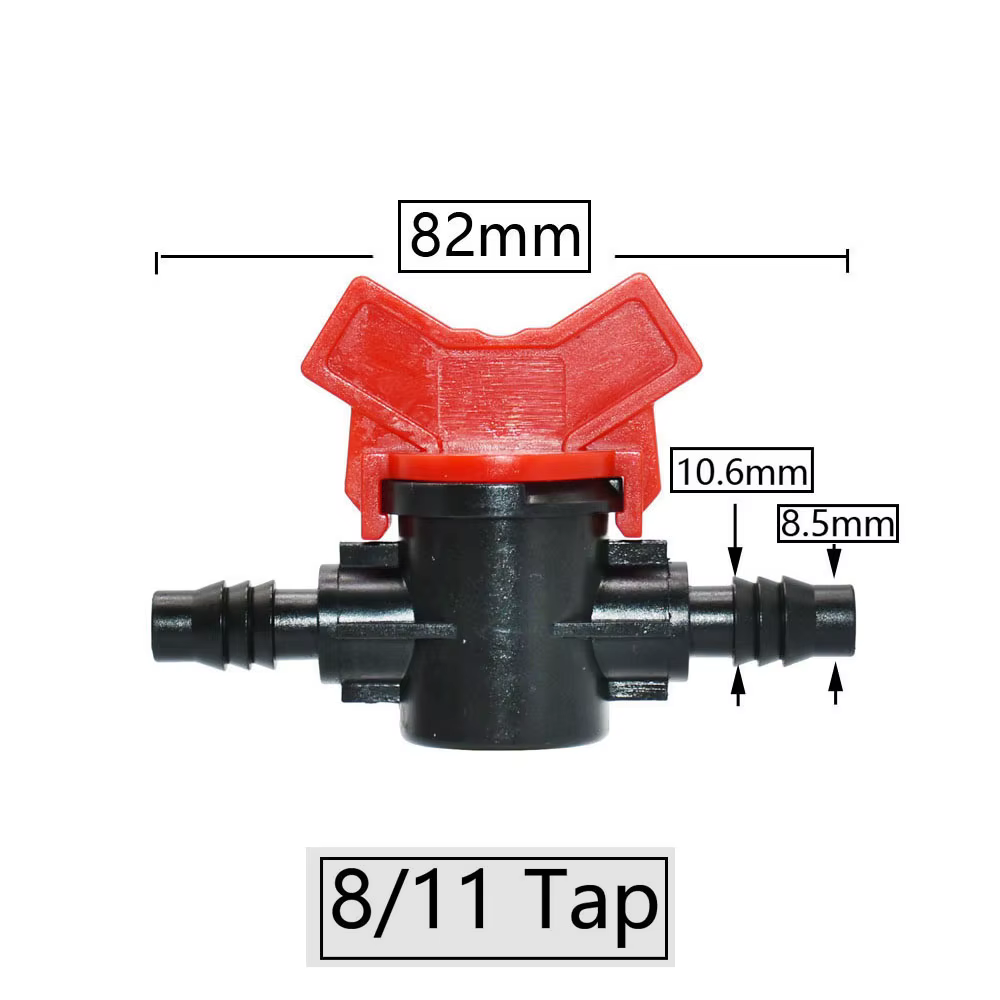 Mini Valve barbelée pour tuyau de jardin, connecteurs barbelés avec filetage de 1/2 3/4 pouces, racc