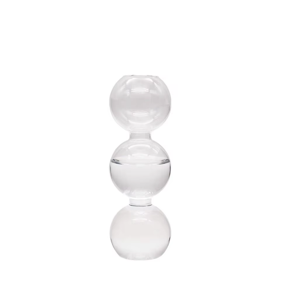 Vase en verre artisanal romantique, Pot de fleur hydroponique moderne et Simple, créatif et amusant,
