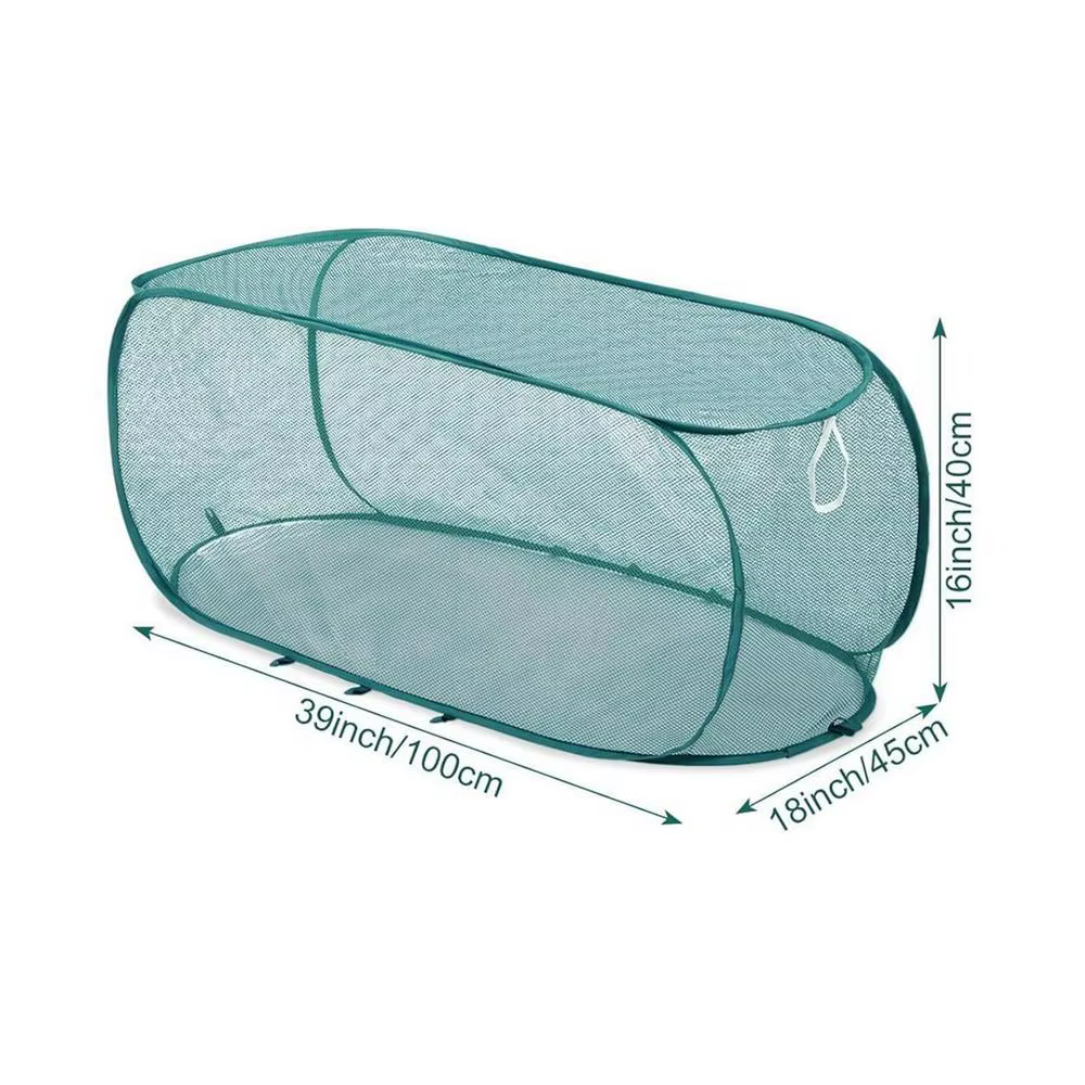 Couvertures pour plantes de jardin, 2 pièces, barrière pliable en maille fine, protection des plante