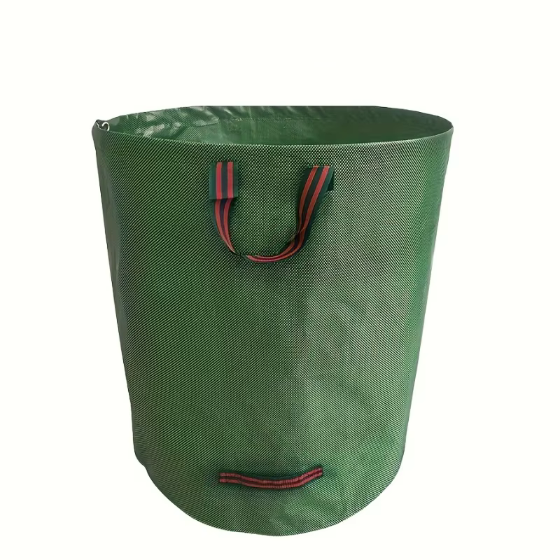 Sac de collecte de litière de feuilles de jardin extérieur 120L pour pelouse, piscine, déchets de ja