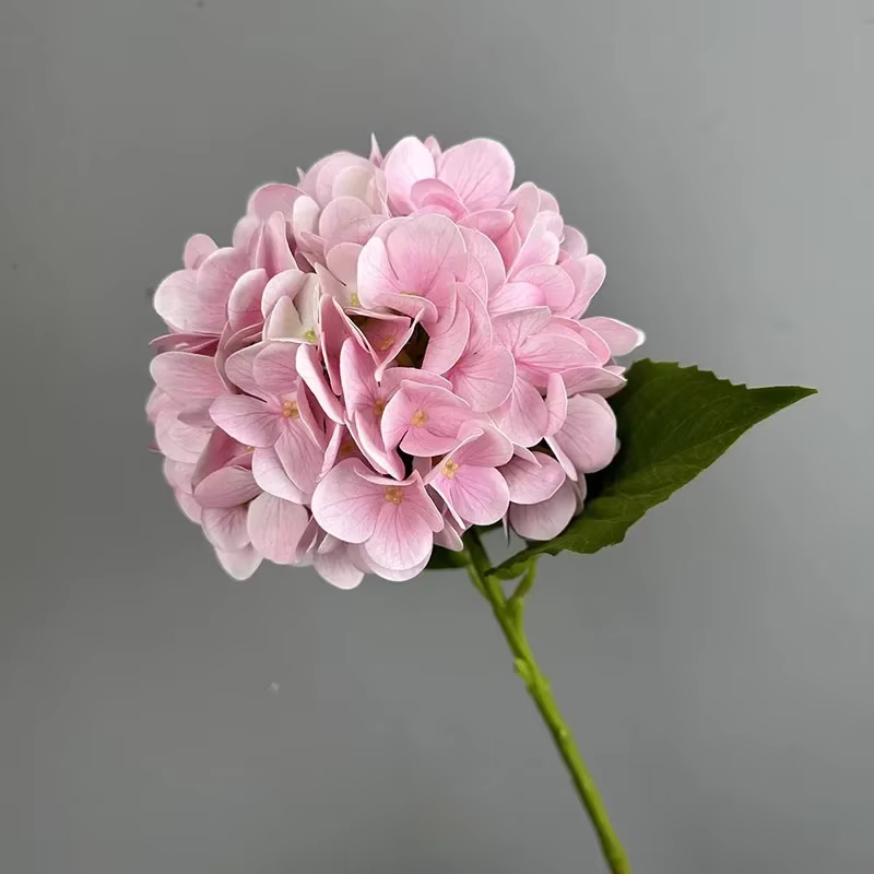 Nouveau Hortensia fleur artificielle toucher réel hydratant faux Bouquet de fleurs pour la maison dé