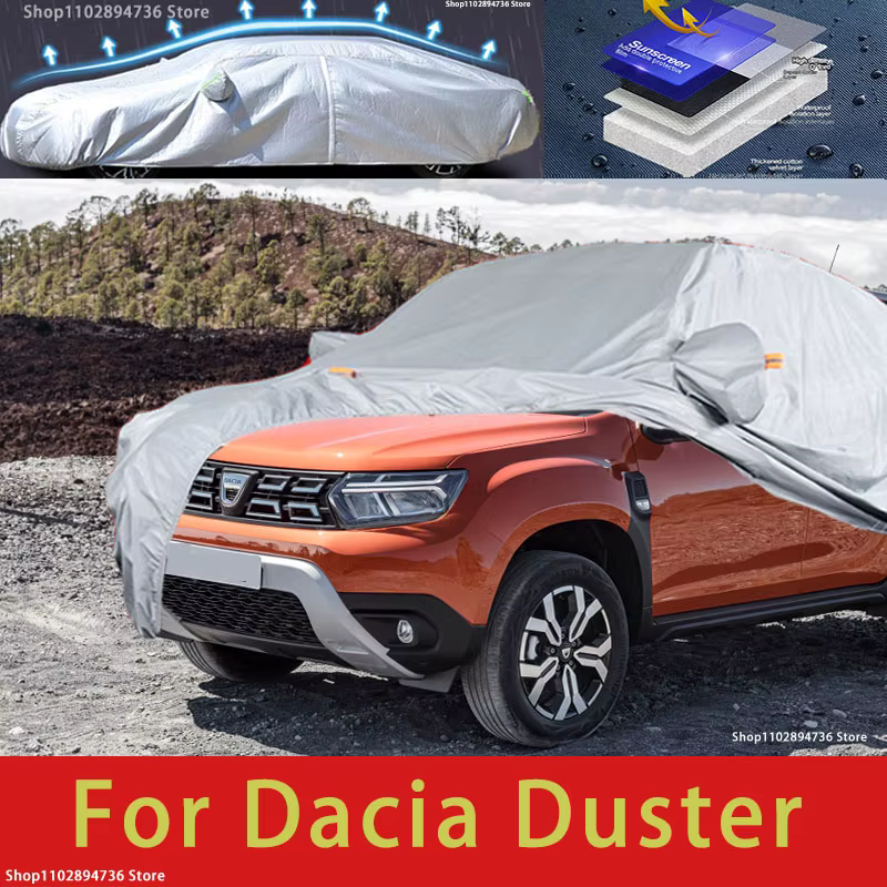 Pour Dacia Duster couverture extérieure de voiture Protection extérieure couvertures de voiture comp