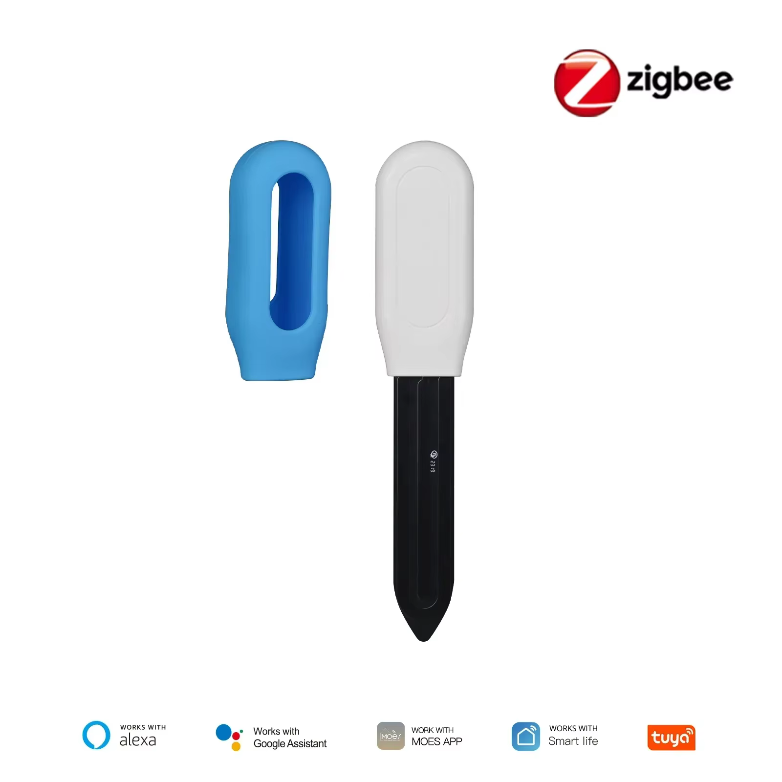MOES – compteur intelligent de température du sol ZigBee, capteur d'humidité et d'humidité, moniteur