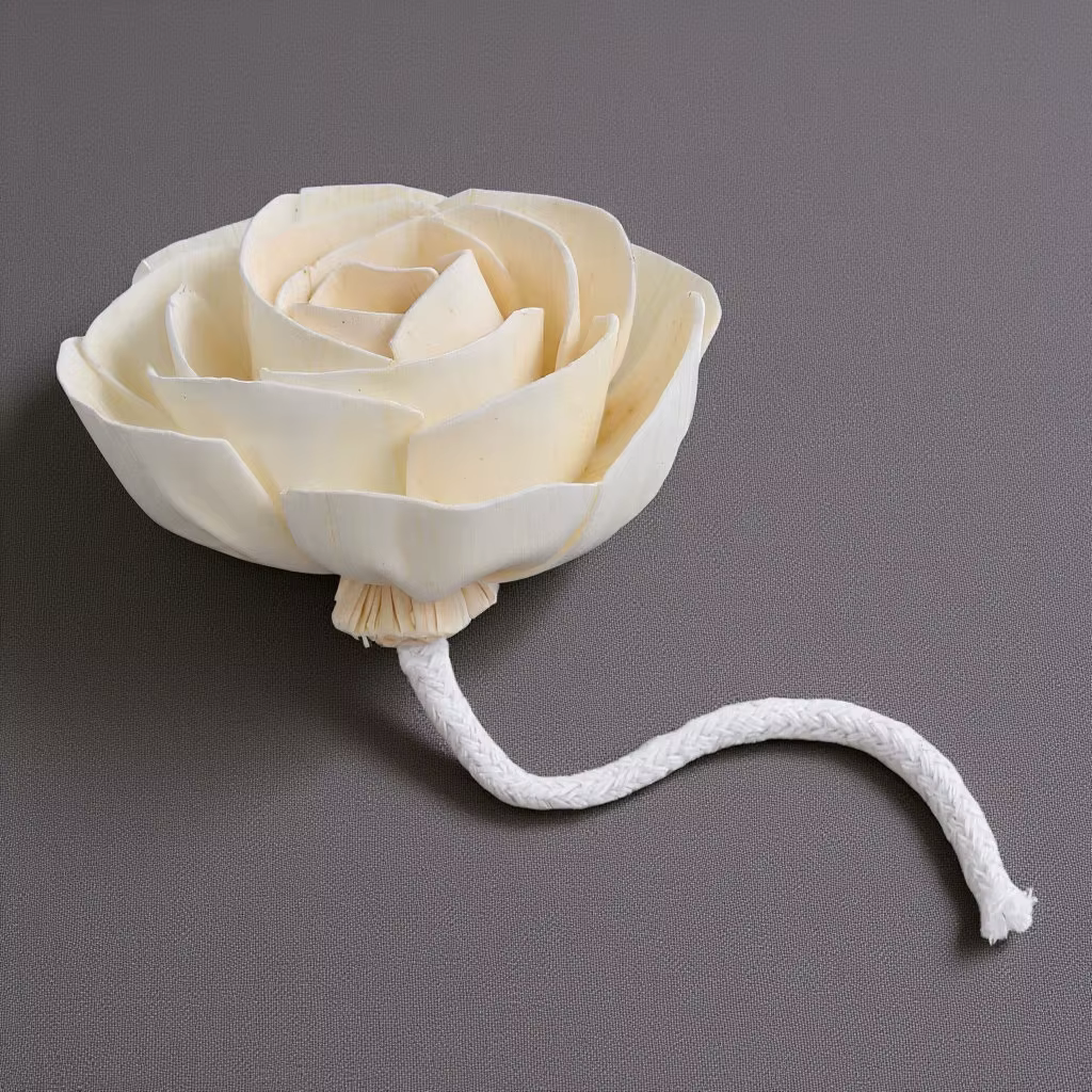 Diffuseur d'arômes sans flamme, tête de fleur réaliste, fleur artificielle de remplacement, parfum l