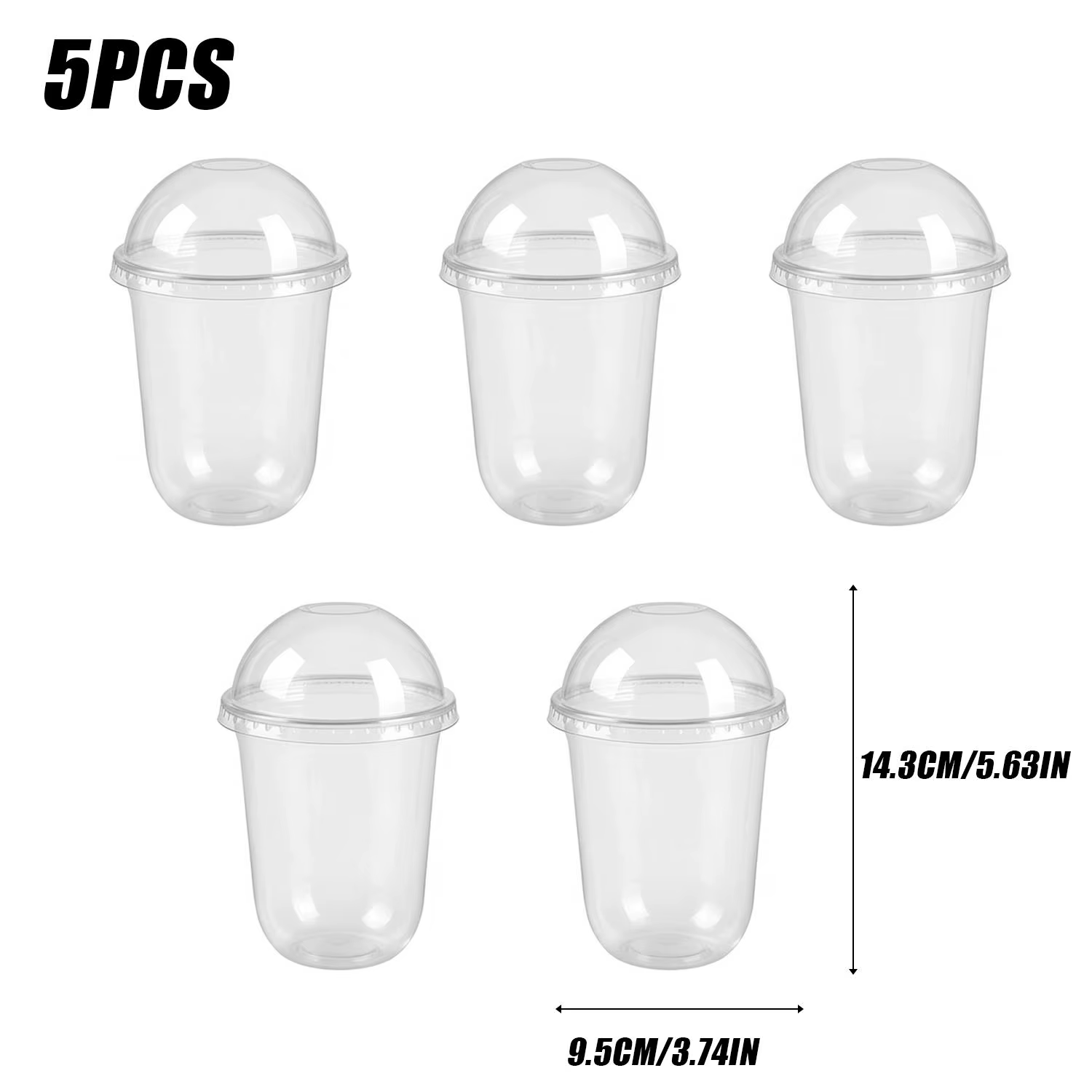 5/30PCS Gobelets transparents pour semis avec couvercles, pots de culture pour graines, conteneurs p