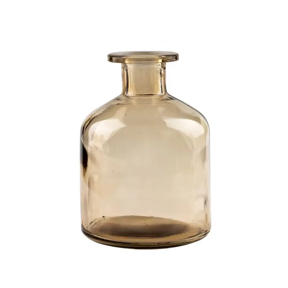 Vase à fleurs hydroponique transparent, bouteille en verre, décoration de la maison, décor de table,