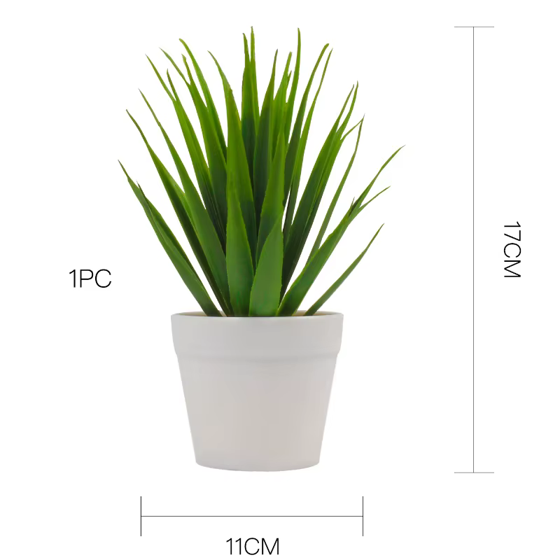 Plantes en pot de plantes de décoration de maison de Simulation de 1 pièce, Placement de cour de jar
