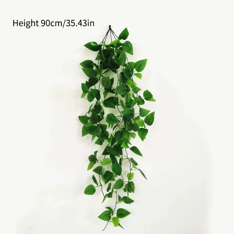 Simulation de mur de plantes artificielles, plante grimpante d'intérieur, plante verte, décoration m