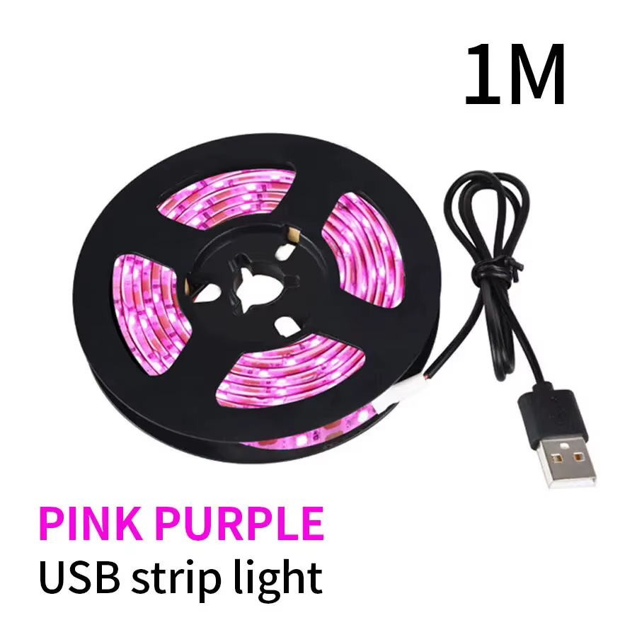 AmmToo 1-5M plante lumière cultiver bande LED 5V USB spectre complet Phyto LED pour serre tente plan