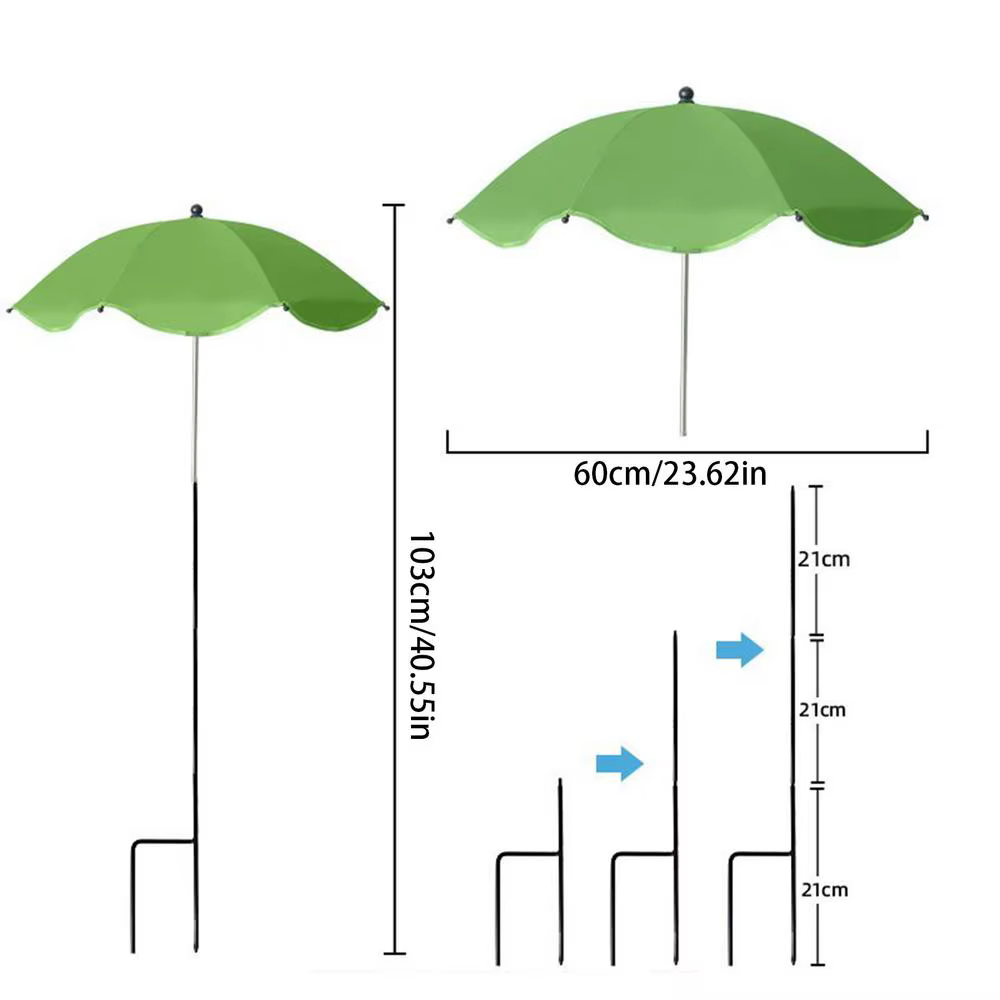 Parasol de protection pour plantes double couche, grand, imperméable, avec piquets, pour jardin, ext