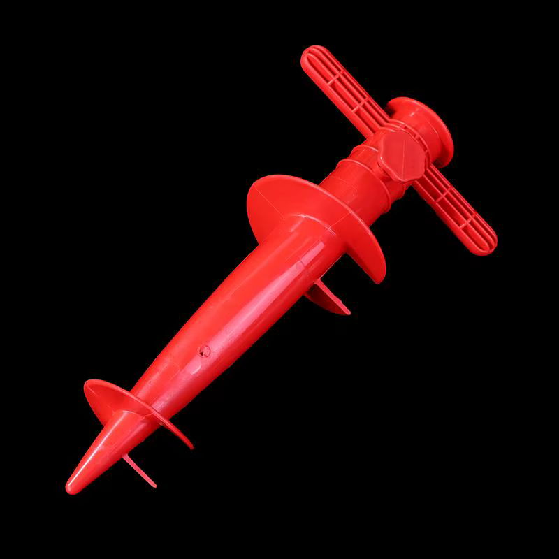 Support de base pour parasol de plage ; Ancre réglable pour patio solaire ; Embout de tarière de sab
