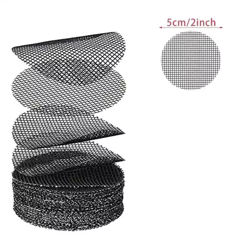Grille de protection pour fond de pot, tapis en maille avec trous de drainage, pour éviter la perte 