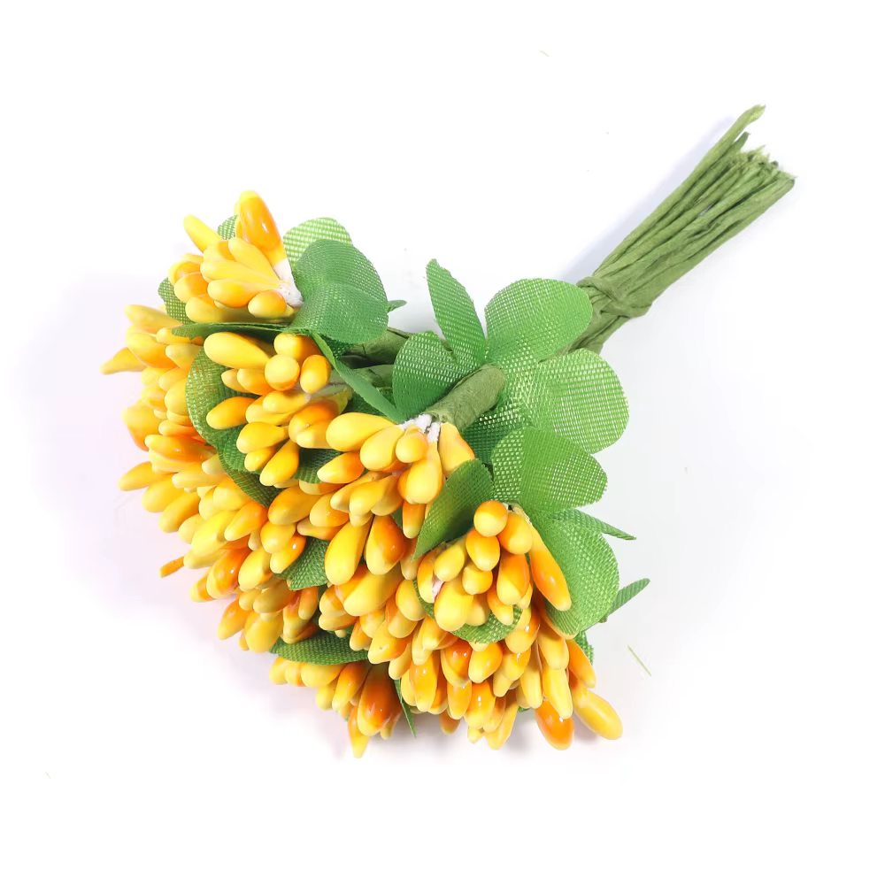 Bouquet de fleurs artificielles en rotin, 20 pièces/sac, petites baies, feuilles, bricolage, artisan