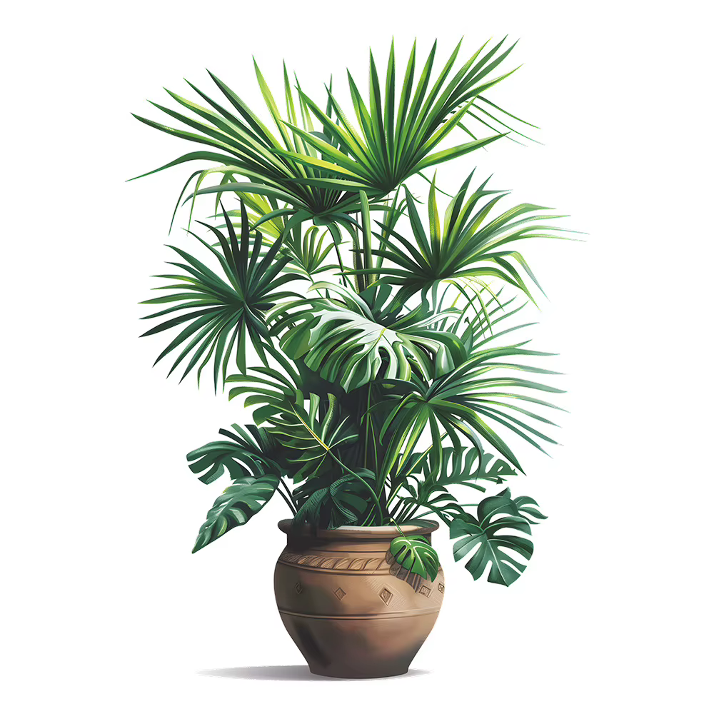 Autocollant mural auto-adhésif en Pot de plante verte, Simulation de Pot de fleur, pour chambre à co