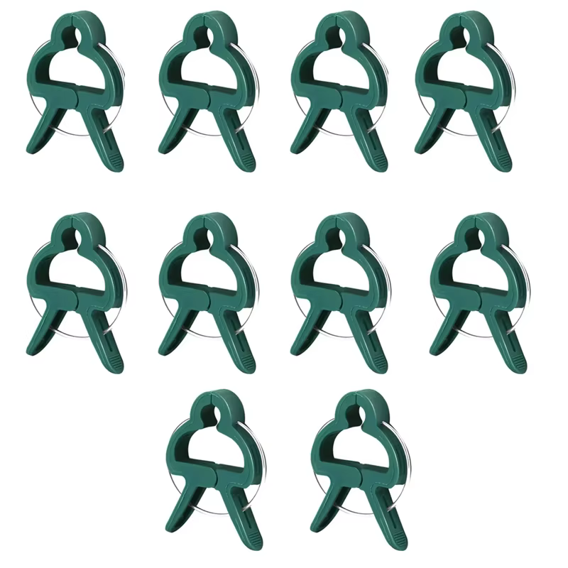 10/30 pièces de pinces de jardin réutilisables, fixateurs robustes pour tomates, supports flexibles