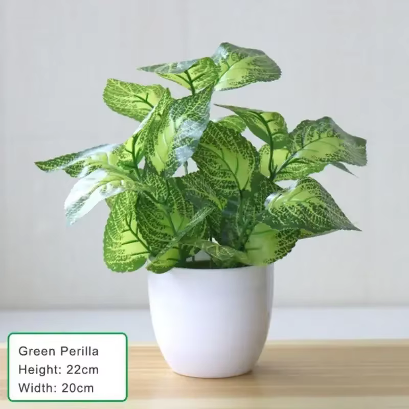 Plante bonsaï artificielle réaliste-fausse plante en pot pour le salon de bureau à domicile, accesso