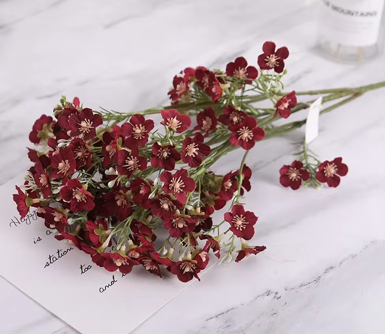 Fausses fleurs Gypsophila artificielles en soie, 64cm, pour décoration de maison, Arrangement floral