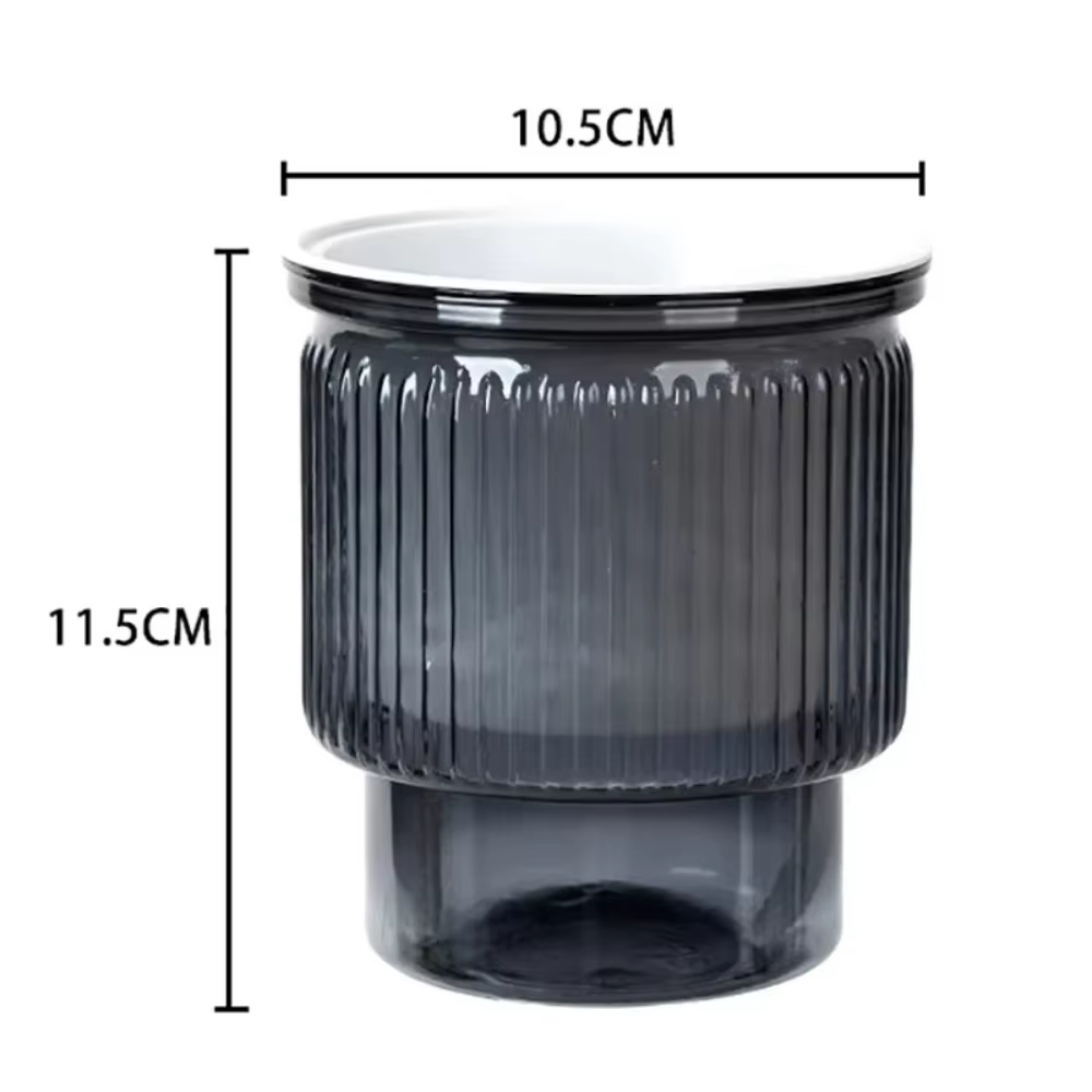 Pot de plantes hydroponiques auto-arrosant de luxe léger, en plastique, amovible, vase de table