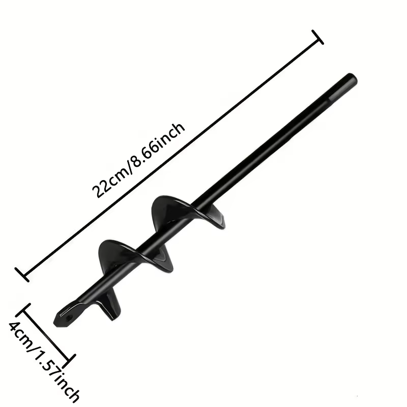 LUSQI-Perceuse hélicoïdale pour vecdes légumes, foret de fleurs, tournevis pour jardin, plantation d
