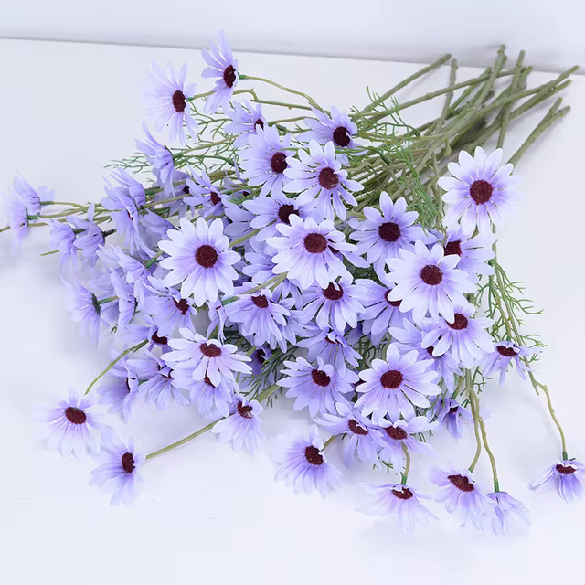 Fleur de simulation de chrysanthème néerlandais, petite fleur de simulation de chrysanthème persan A