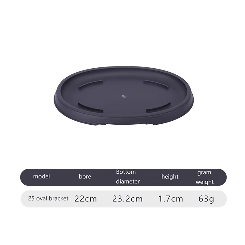Pots de fleurs en plastique imitation argile violette pour plantes succulentes, jardinières rectangu