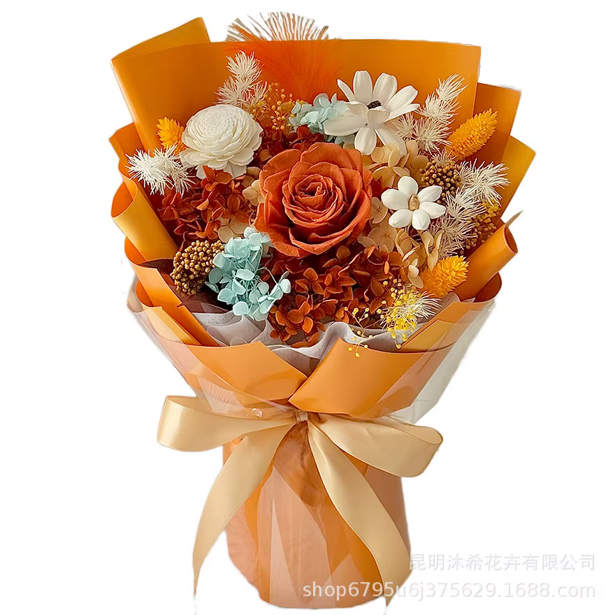 Forever FlowerFlowers pour la livraison, Bouquet de roses durable pour 3 ansFleurs d'anniversaireCad