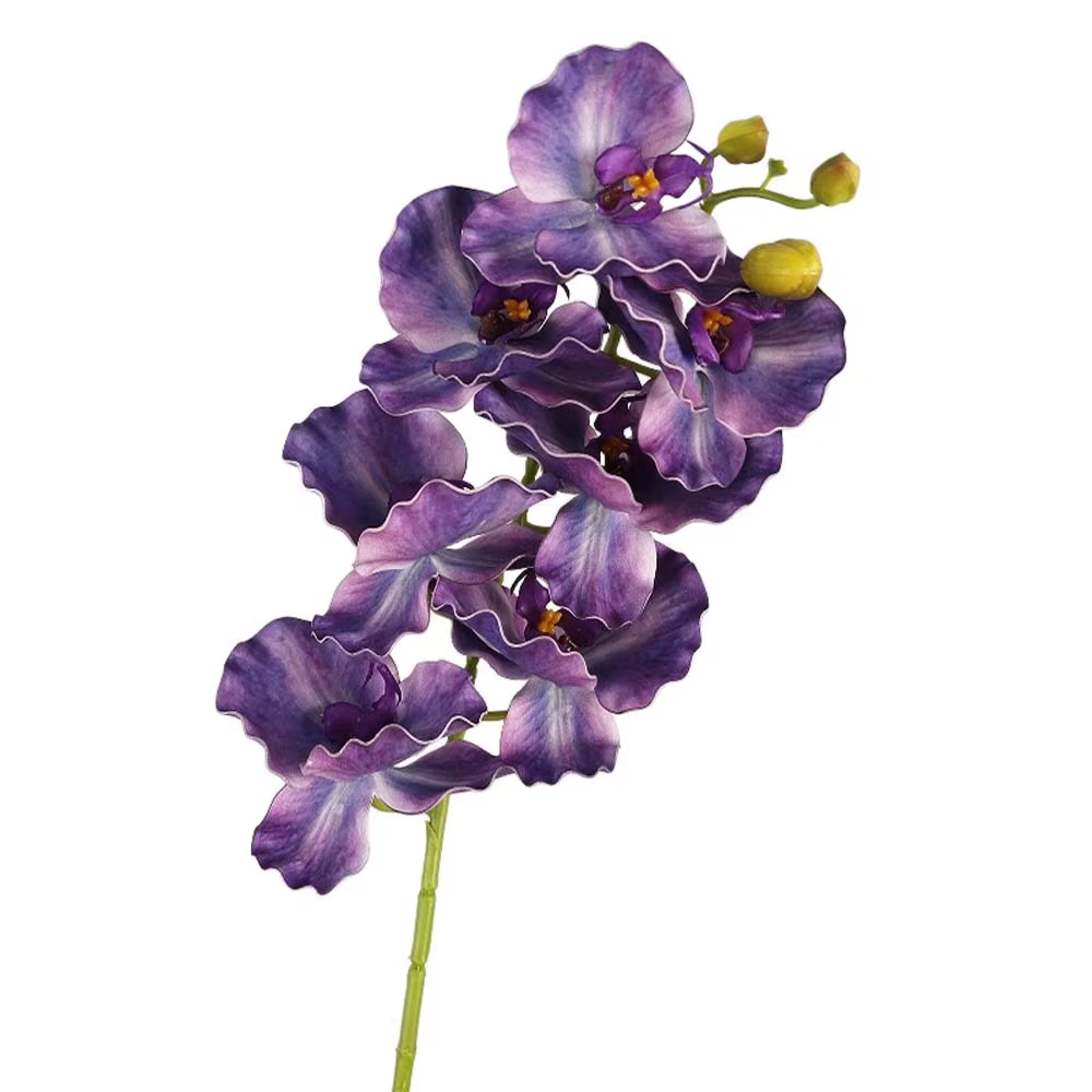 Orchidée Papillon Artificielle Faite à la Main, Fleur Réaliste de Phalaenopsis, Grande Orchidée Papi