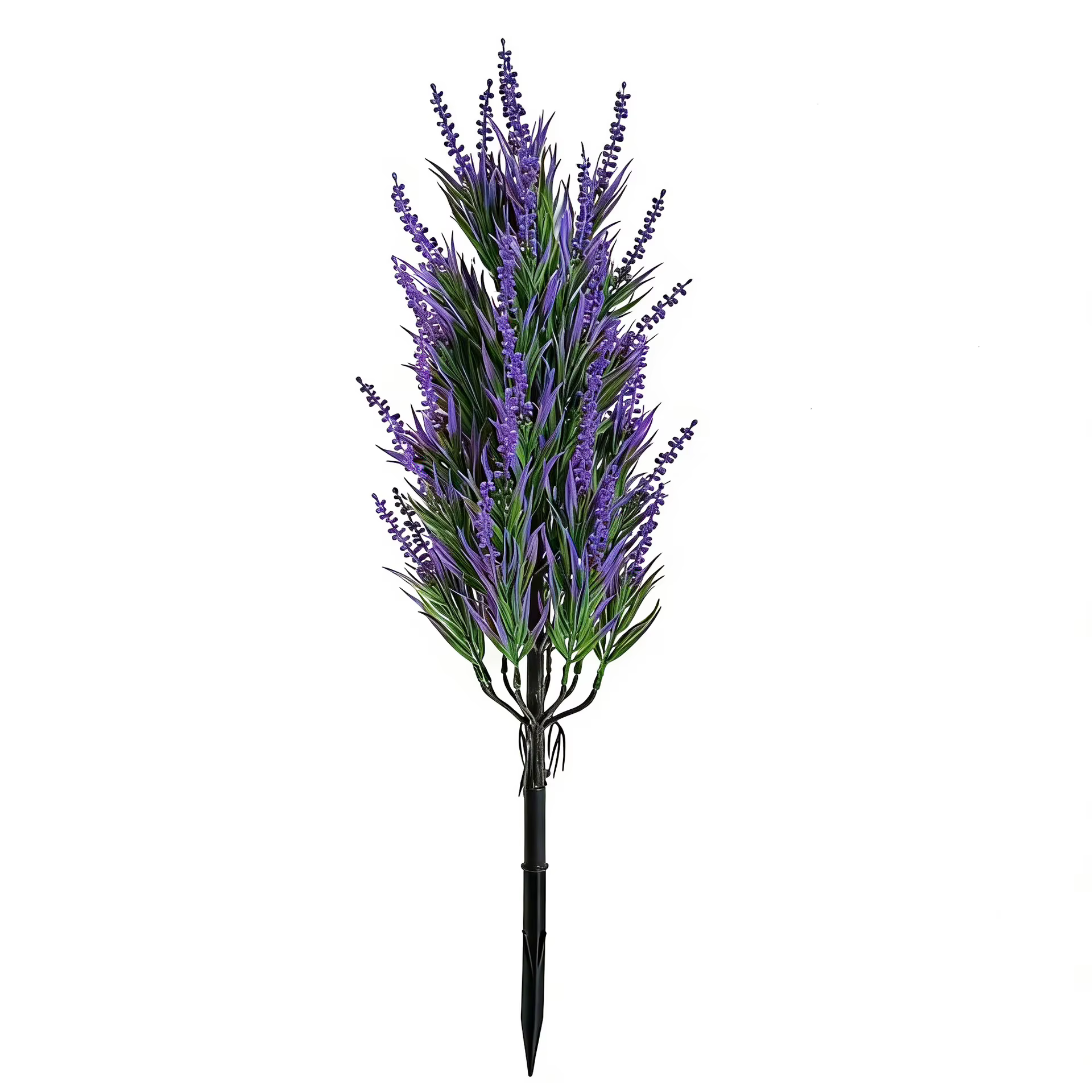 2 pièces d'arbres de lavande violets avec piquet de fixation au sol pour décors de mariage en extéri