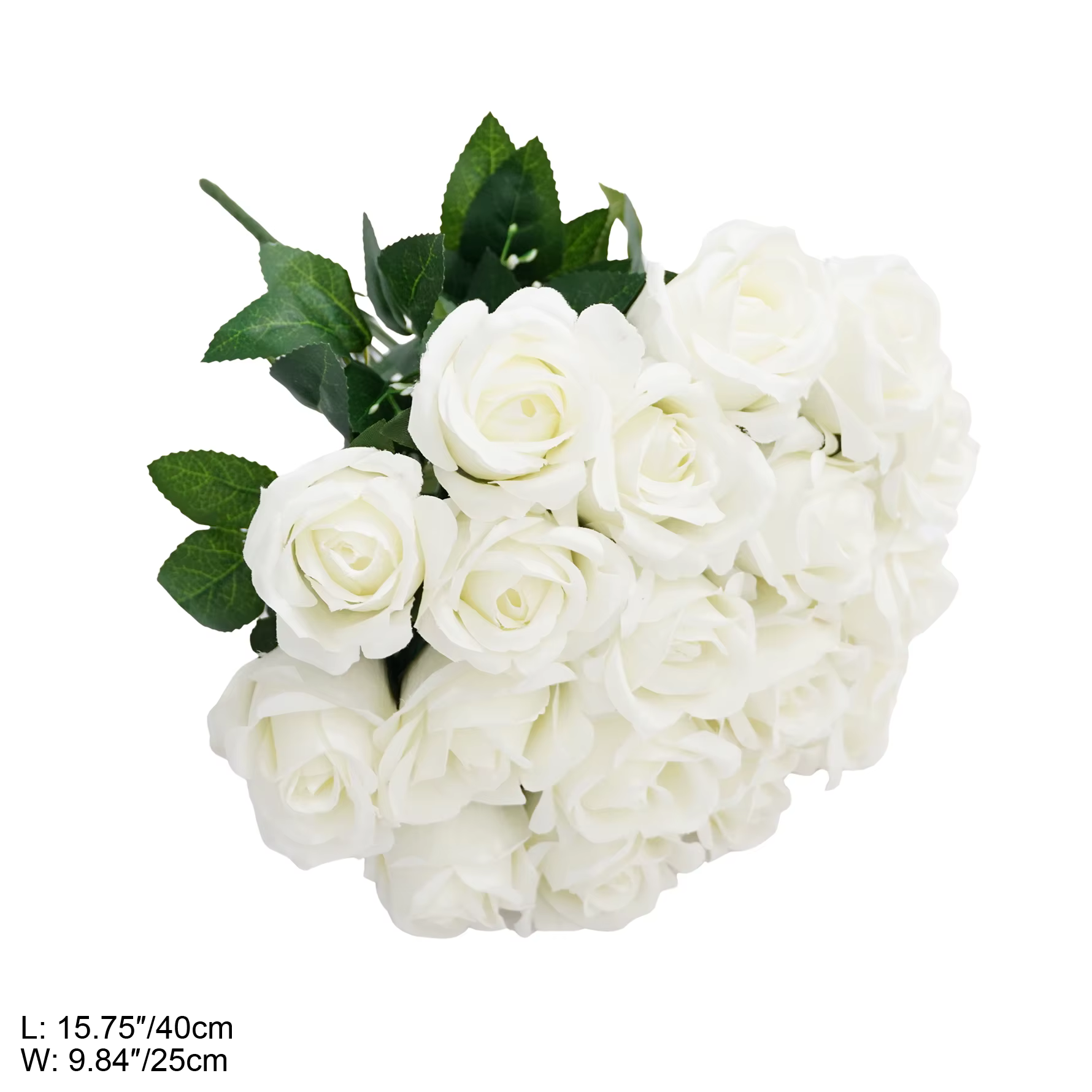 CHUXIN C4168 Bouquets de roses artificielles à 18 têtes, matériel floral pour mariage, décoration fl