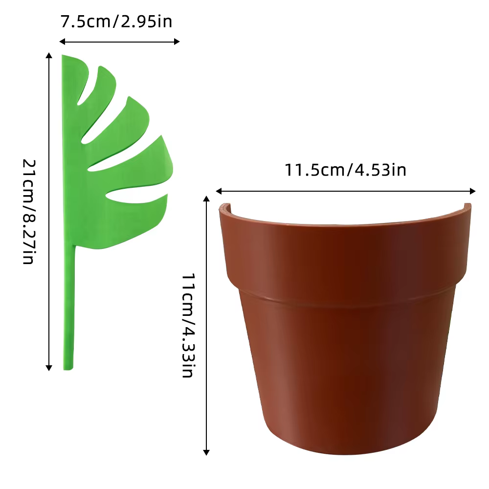 Dessous de verre en feuille de Monstera imprimé en 3D, 1 pièce, décor de plante PLA écologique pour 