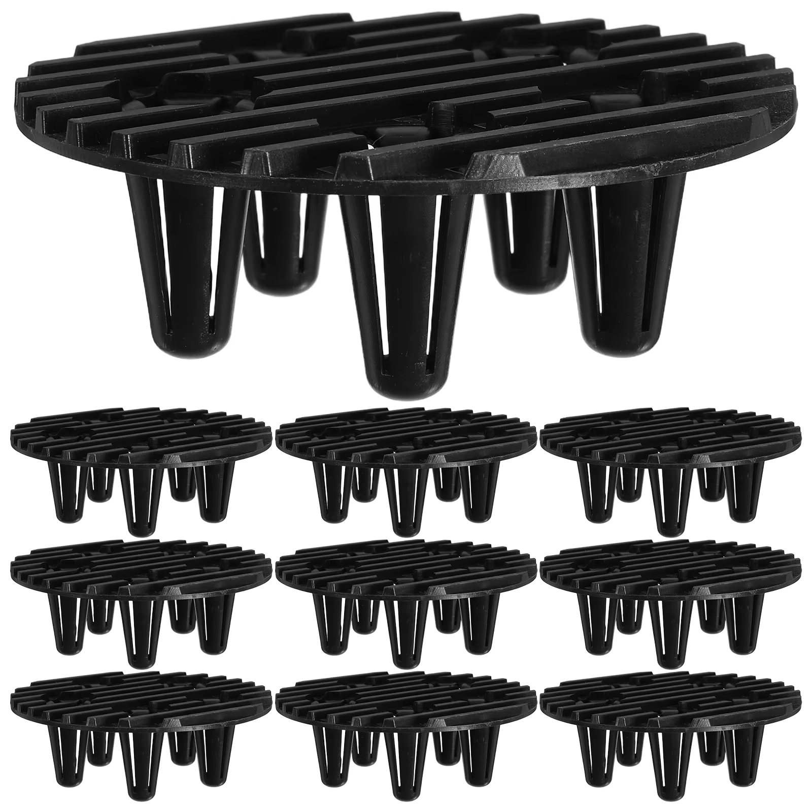 Pieds de Pot en plastique durables, filet anti-insectes, support d'ascenseur antidérapant pour Pots 