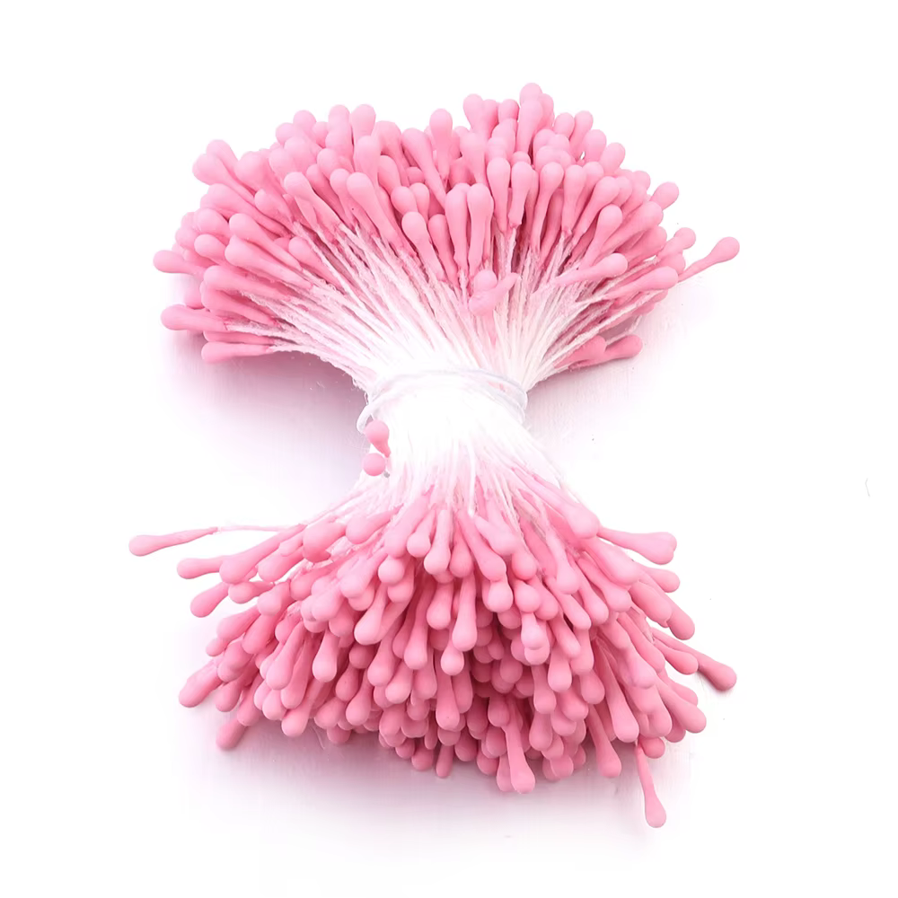 400/800 pièces fleurs étamine 57mm bricolage fleurs artificielles couronne pour fête de mariage déco