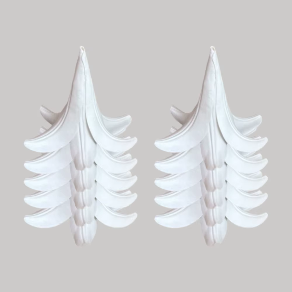 Têtes de fleurs de lys blanches artificielles, 10 pièces, Design réaliste de pétales EVA, décoration