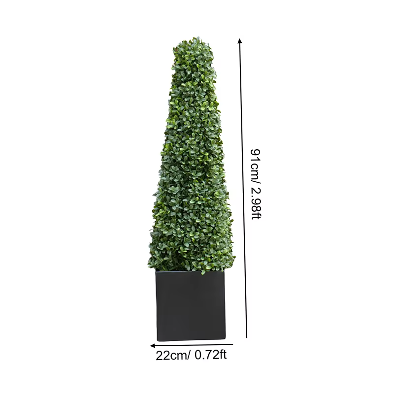 Plantes vertes en pot de cuir chevelu Milan Él, accessoires de décoration pour la maison, présentoir