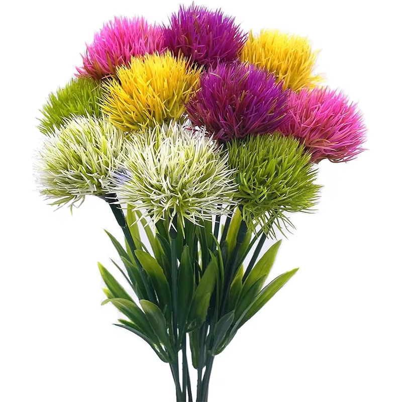 Plantes artificielles de pissenlit pour la décoration intérieure, fausses fleurs décoratives de mari