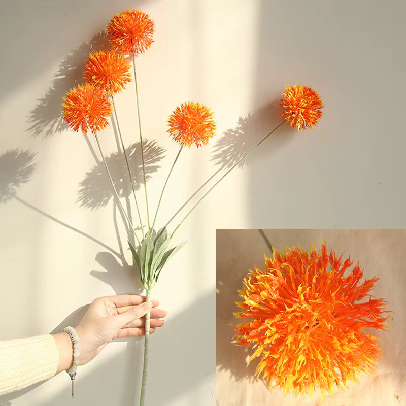 Bouquet de pissenlits artificiels pour la décoration intérieure, la décoration de mariage, les arran