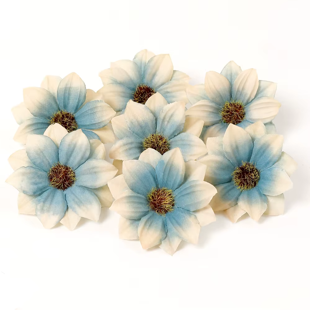 Pas cher 30 pièces Gerbera fleur artificielle décor de fête à la maison accessoires de décoration de